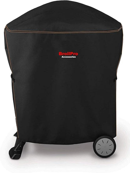 BroilPro Deluxe Grill Cover fit Weber Q 1000/2000 Grill(size as 7113#)