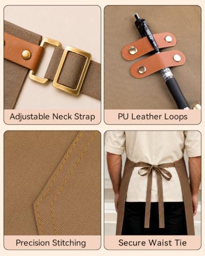 Teskyer Canvas Kitchen Apron - Image 5