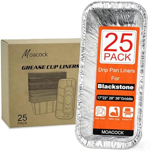 MOACOCK 25 Pack Drip Pan Compatible by MOACOCK