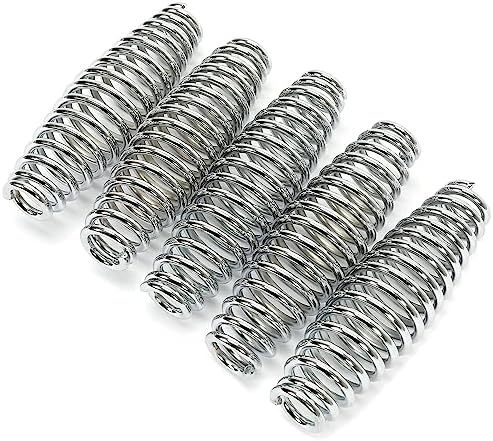 HECASA 5 Pcs 5" Spring Steel Spring Handle BBQ Smoker Grill Pit Wood by HECASA