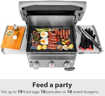Utheer 19.5x10.5 Reversible Cast Iron Griddle - Image 6