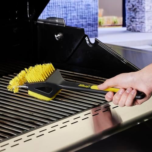 Mr. Bar-B-Q Triple Action Grill Brush Powered by Scrub Daddy - Image 3