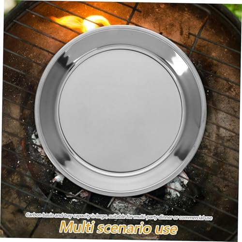 Stainless Steel round Charcoal Pan - Image 6