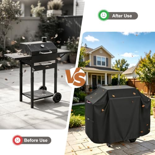 Grill Cover for HAPPYGRILL Charcoal Grill - Image 5