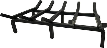SteelFreak Super Heavy Duty Steel Fireplace Grate - Made in The USA (24 Inch)