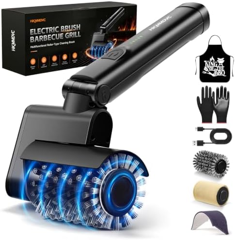 2026 Electric Grill Brush for Outdoor, 3-in-1 Kit BBQ Cleaner by Hkmmdvc