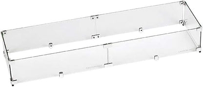 Fireglass Fire Pit Glass Wind Guard (FG-LCB-36), Linear, 41.5x11.5-Inch9