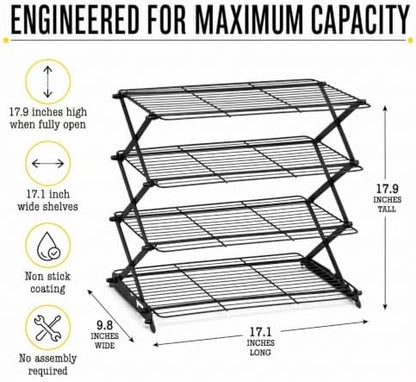 Checkered Chef Collapsible Cooling Racks - Image 5