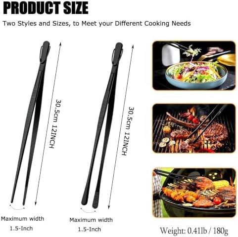 Kitchen Tongs Stainless Steel Metal Tweezers Tongs - Image 2