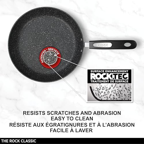 Starfrit The Rock Classic 12.5" Deep Fry Pan, Helper Handle - Image 5