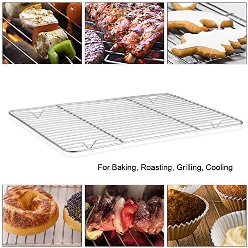 P&P CHEF 11.6" x 9" Cooling Baking Wire Racks Pack of 2 - Image 5