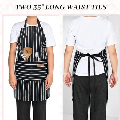 2Pack Adjustable Kitchen Apron for Women Men - Image 6