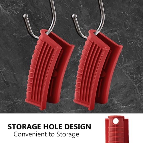 Bonsicoky 2 Pack Silicone Hot Pan Handle Holder - Image 5