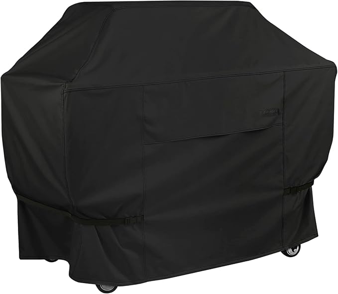 NettyPro Grill Cover for Outdoor Grill 64 inch, Waterproof Heavy Duty Gas BBQ Cover for Outside Weber, Char-Broil, Brinkmann, Jenn Air, Nexgrill 3-4 Burners Barbecue, Black