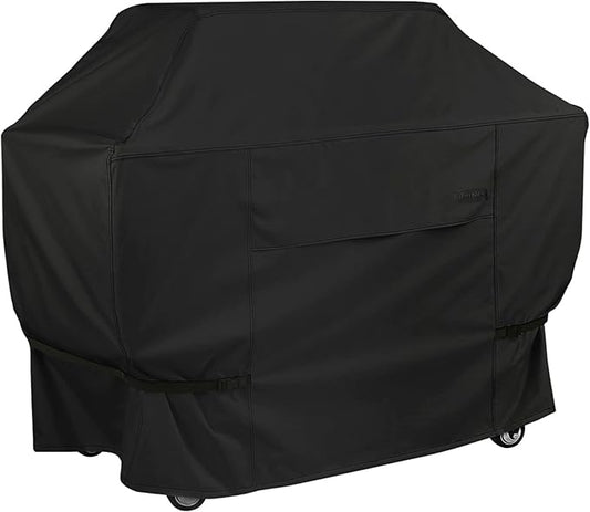 NettyPro Grill Cover for Outdoor Grill 48 inch Waterproof Heavy Duty Gas BBQ Grill Cover for Outside Weber, Char-Broil, Brinkmann, Jenn Air, Nexgrill 2 Burner Barbecue, Black