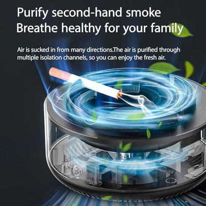 Air Purifier Filter Ashtray, Portable Box Smokeless Ash tray - Image 6