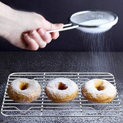 E-far Small Baking Rack Set of 2, Stainless Steel Metal Roasting Cooking Racks - Image 5