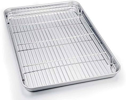 TeamFar Baking Sheet with Cooling Rack Set by TeamFar