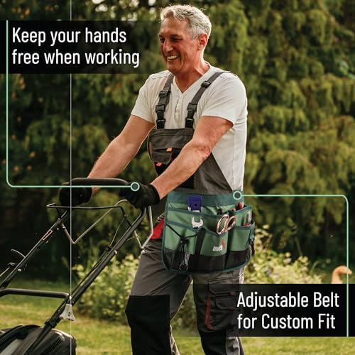 UNCO- Adjustable Gardening Belt, 7 Pockets, Cut and Water Resistant, Garden - Image 5