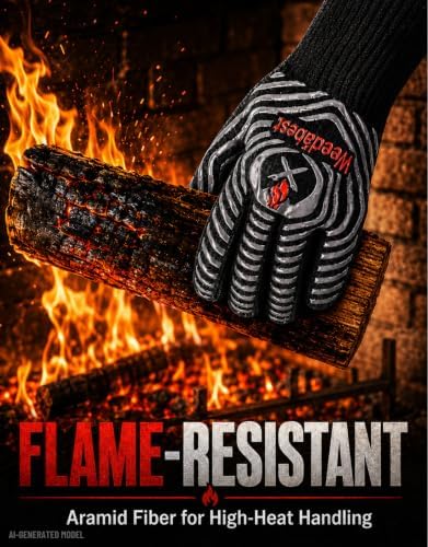 BBQ Gloves, 1472°F Heat Resistant Grill Gloves - Image 5