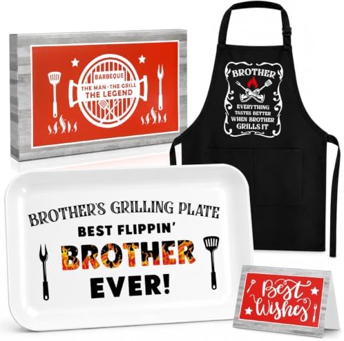 CryCarrot Gifts for Brother from Sister Grilling Platter by Crycarrot