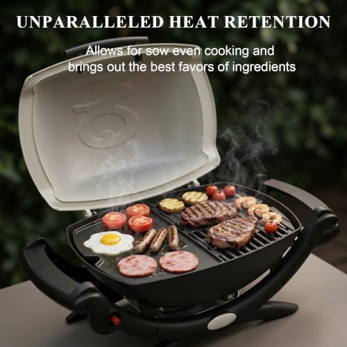 QuliMetal Cast Iron Griddle for Weber Q100, Q1000 and Q1200 - Image 6