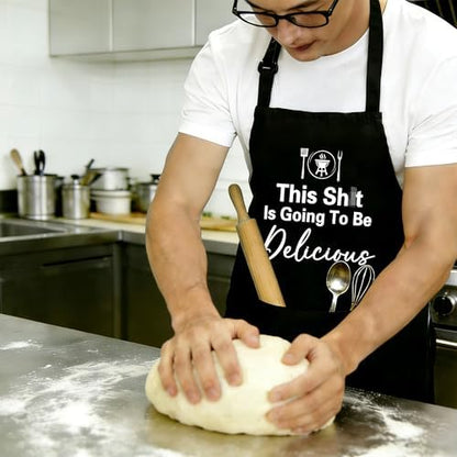 Aprons For Men, Funny Grilling Aprons - Image 6