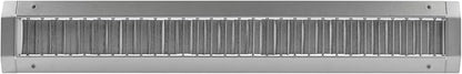 Repa Market 25" x 3" Inch Air Grille for Round Spiral Ducts - Adjustable Single Louvre Blade - Galvanized Ventilation Cover - Side Fit Round Surface Canal Ducting from 7" to 15.75" Inches