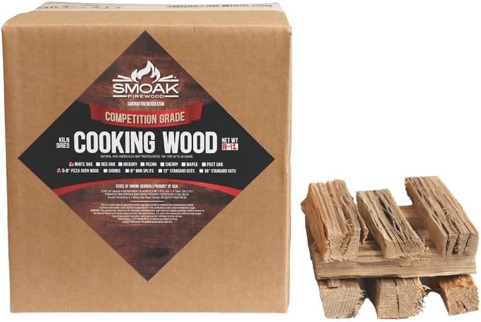 Smoak Firewood Cooking Wood Mini Splits - USDA Certified Kiln Dried (Cherry, 5-6in Tiny Pizza Oven Wood) for Portable Pizza ovens (729 Cubic Inches)