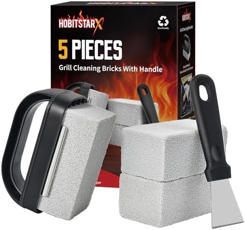 Griddle Cleaning Kit for Blackstone, Heavy-Duty Cleaning Stone Brick by HOBITSTARX