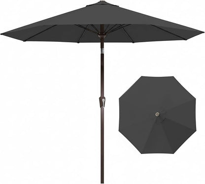 9FT Auto-Tilt Patio Umbrella|Outdoor Market Table Umbrella by YourPerfectOutdoorEscape