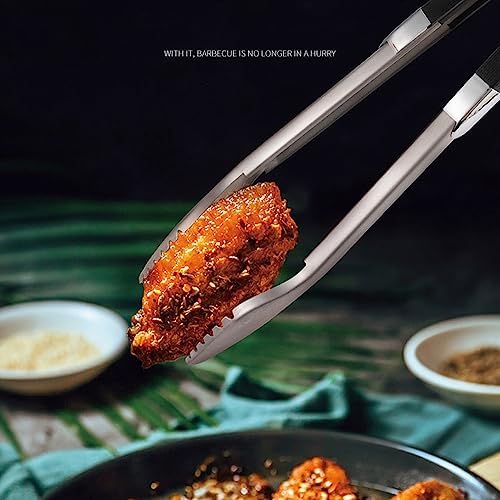 Commercial Grade Barbecue Tongs Stainless Steel 17-Inch Extra Long Heavy Duty - Image 5