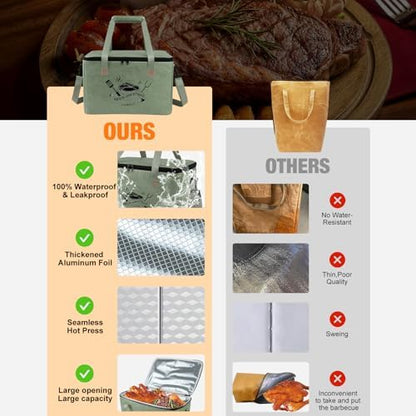 BBQ Blanket for Resting Meat, Reusable BBQ Resting Bag for Meat, Meat Brisket - Image 6
