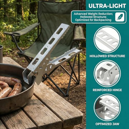 Camp Pan Handle, Camping Pot Grabber Holder Gripper 6 Pcs - Image 5