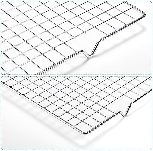 Tebery 2 Pack Heavy-Duty Wire Cooking Rack Baking Racks Fits Half Sheet Pan - Image 3