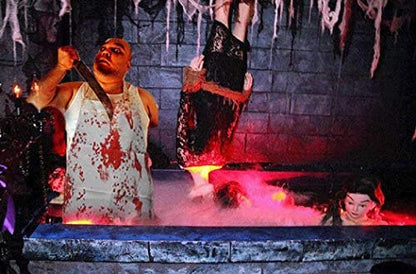 Halloween Bloody Apron, Printed Scary Blood Splattered Murder Halloween Theme - Image 2