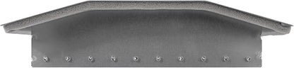 Repa Market 13" x 9" Inch Air Exhaust Grille for Round Ducts - 2 Adjustable Louvre Blades - Galvanized Air Supply Vent Cover - Side Fit Round Surface Canal Ducting from 19.68" to 35.43" Inches