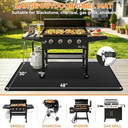 48 x 30 Inch Under Grill Mats for Blackstone Griddle Deck Protector - Image 6
