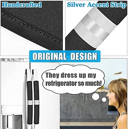 Refrigerator Door Handle Covers, Keep Your Kitchen Appliance Clean from Food - Image 3