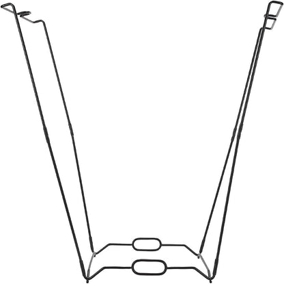 WALFRONT Trash Bag Holder, Stainless Steel, Easy Setup, Portable Design, 13 Gallon Capacity for Outdoor Camping and Parties
