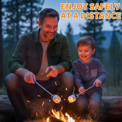 Marshmallow Roasting Sticks for Fire Pit, Smores Sticks, Hot Dog Sticks for - Image 2