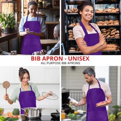 Utopia Kitchen Bib Aprons 2 Pack Adjustable - Image 5