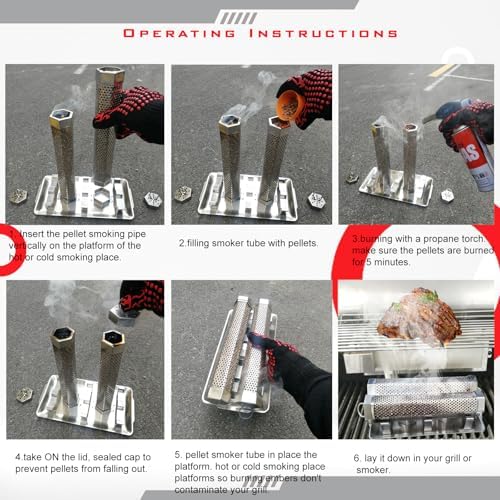 2X12" Smoke Tube for Pellet Smoker - Image 4