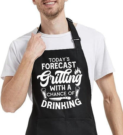 Funny Cooking Aprons for Women Men by OzosKeiw