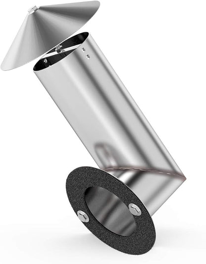 Stanbroil Pellet Grill Smoke Stack, Stainless Steel Chimney Replacement for Camp Chef, Pit Boss, Traeger and Other Pellet Grills Smokers