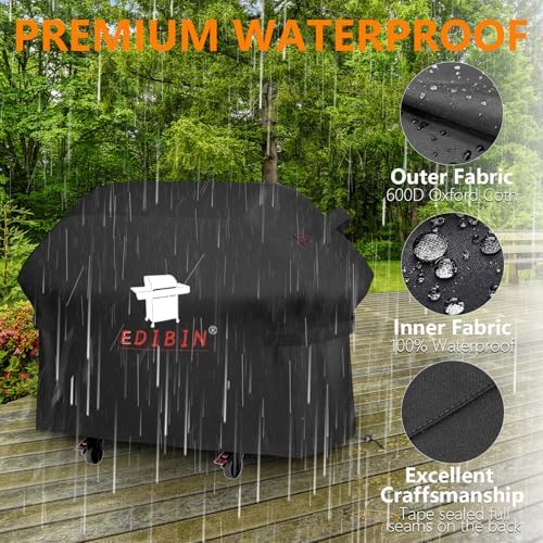 Grill Cover for Ninja FlexFlame 5-in-1 Cooking System 3 Burner Grill and Smoker - Image 3