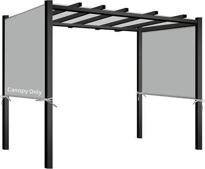 Pergola Shade Cover Replacement, 17 x 6.8 Ft, Adjustable Sliding Design by TNGAN