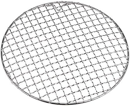 HARFINGTON Round Cooking Rack 9-inch 201 Stainless Steel Cross Wire Barbecue - Image 3
