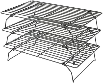 3 Tier Stackable Cooling Racks for Cooking and Baking by LIEMAND