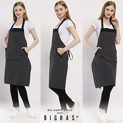 BIGHAS Adjustable Bib Apron - Image 2